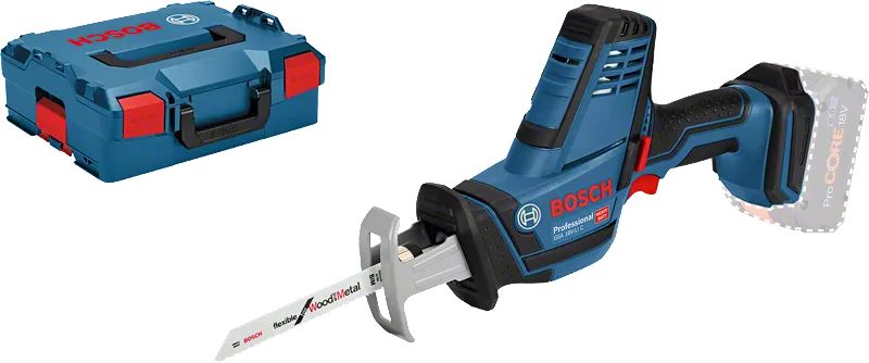 Bosch Bajonettsag Gsa 18V-Li Compact Uten Batteri Og Lader L-Boxx