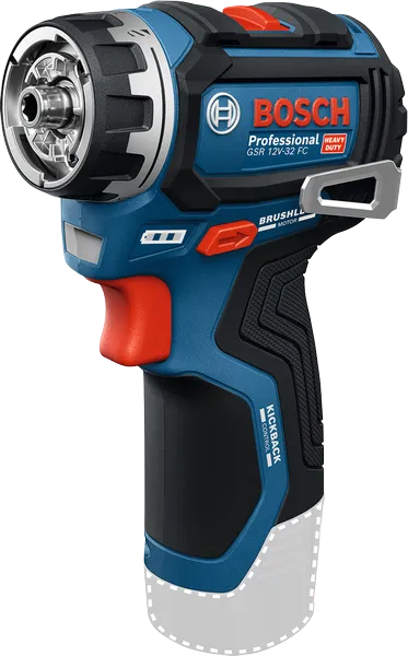 Bosch Drill GSR 12V-32 FC Uten Batteri Og Lader I Pappeske