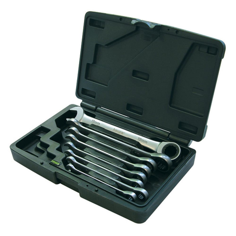 Haupa Fastnøkkelsett Med Skralle 8-19 Mm
