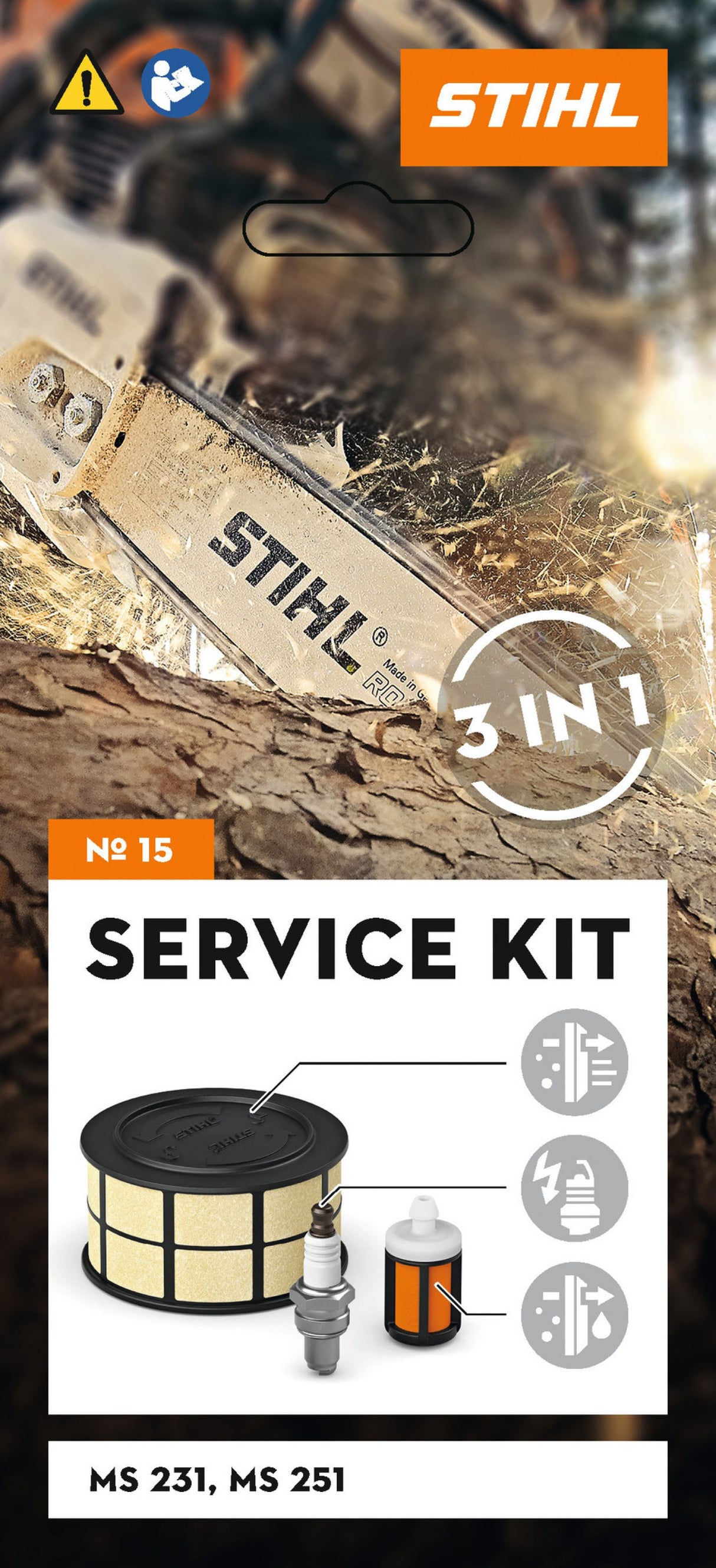 Stihl Servicekit 15 Til Ms 231 Og Ms 251