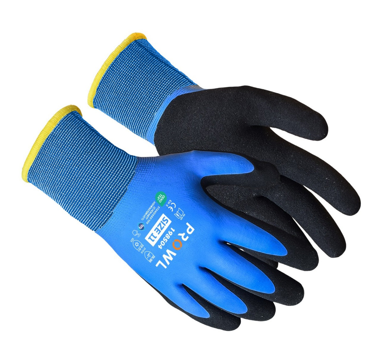 Prowl Vinterhanske Dobbeldyppet Håndflate i Lateks