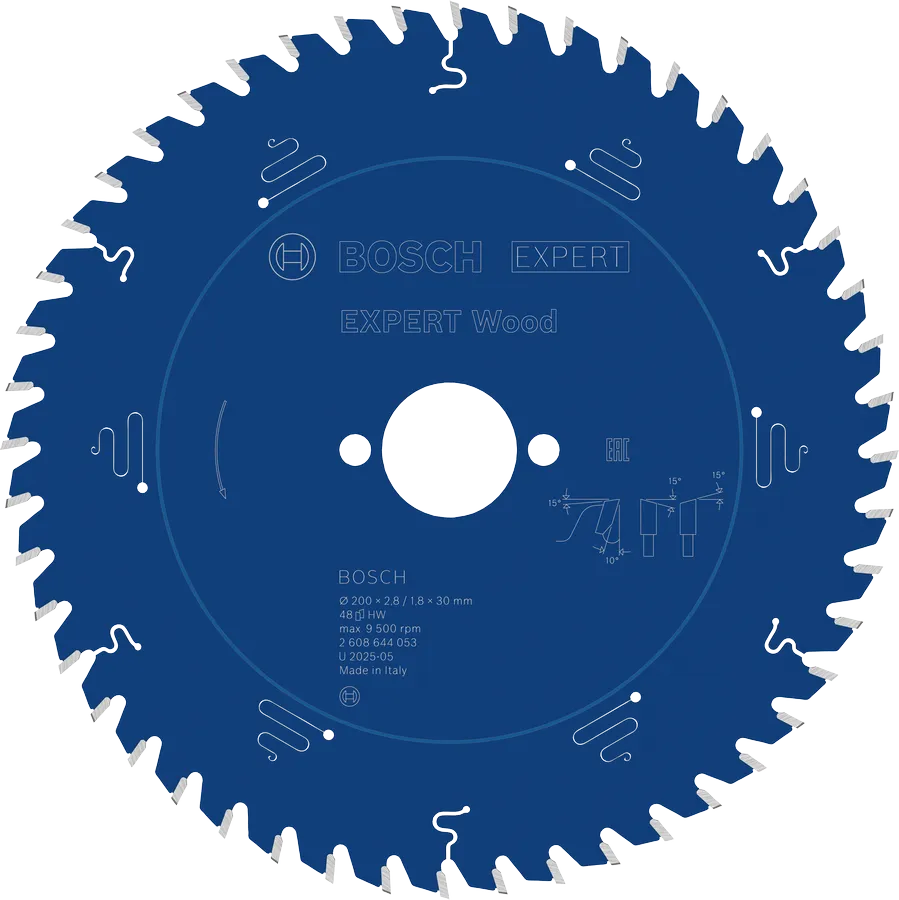 Bosch Sirkelsagblad 200 x 2,8/1,8 x 30 mm, T48 Wood EXPERT