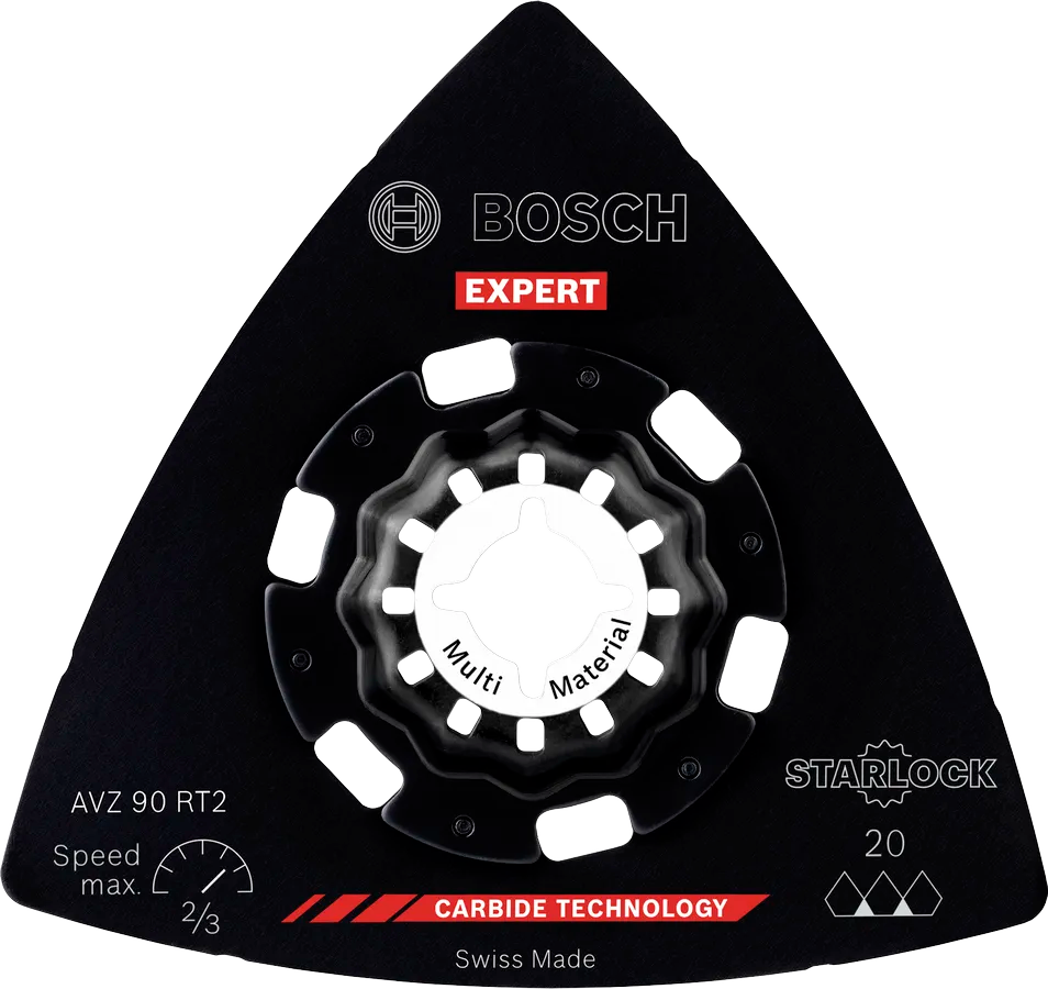 Bosch Multikutter Slipeplate AVZ90RT2 K20 EXPERT