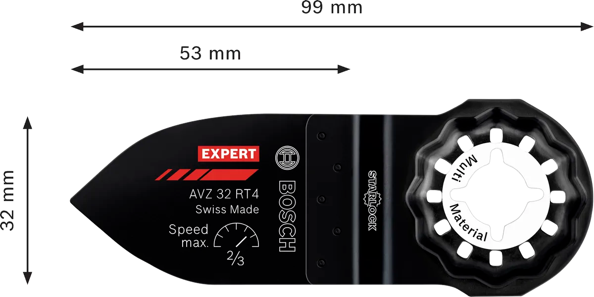 Bosch Slipefinger SL AVZ32RT4 Multi EXPERT