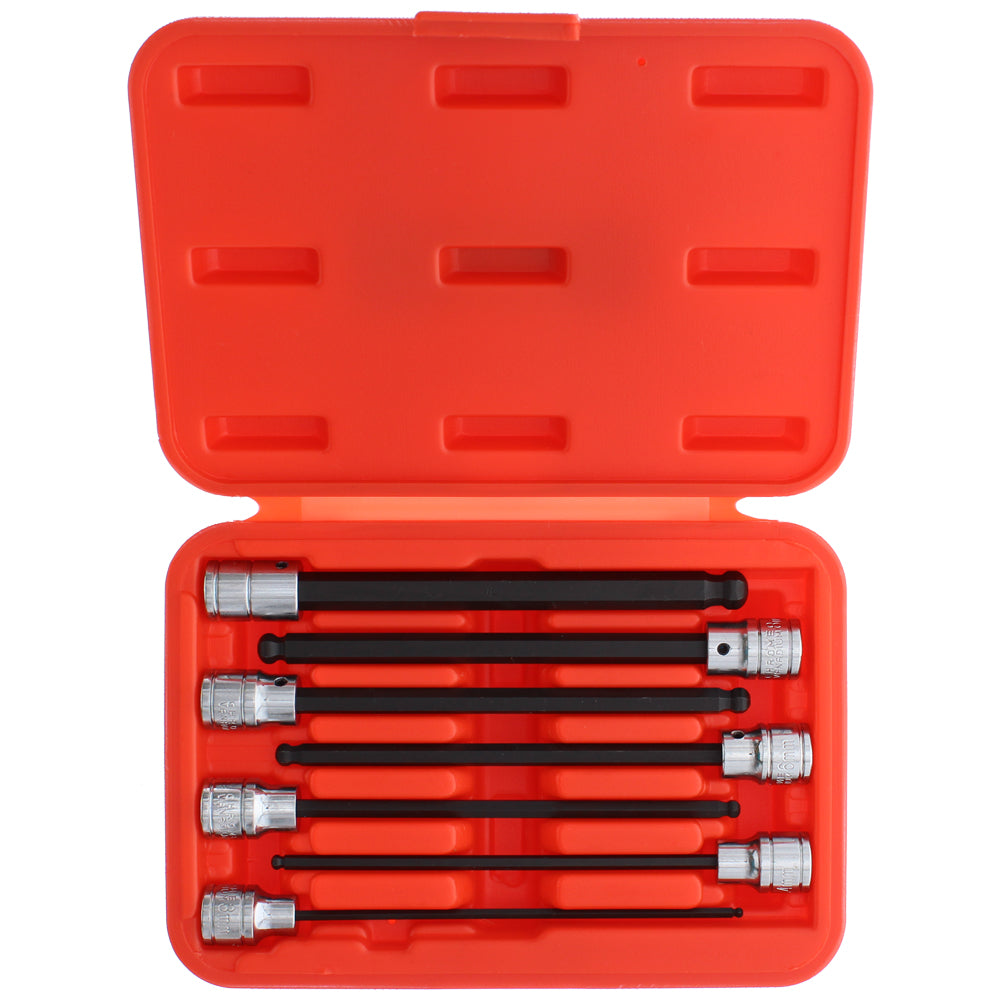 Vix Tools Bitssett Unbrako 3/8" 155Mm 7-Del