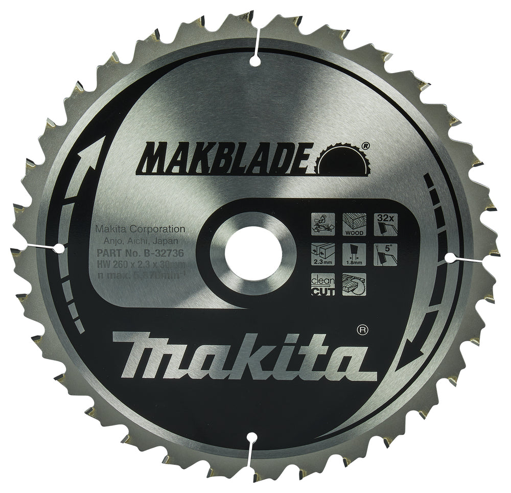 Makita Sirkelsagblad 260X30X32T