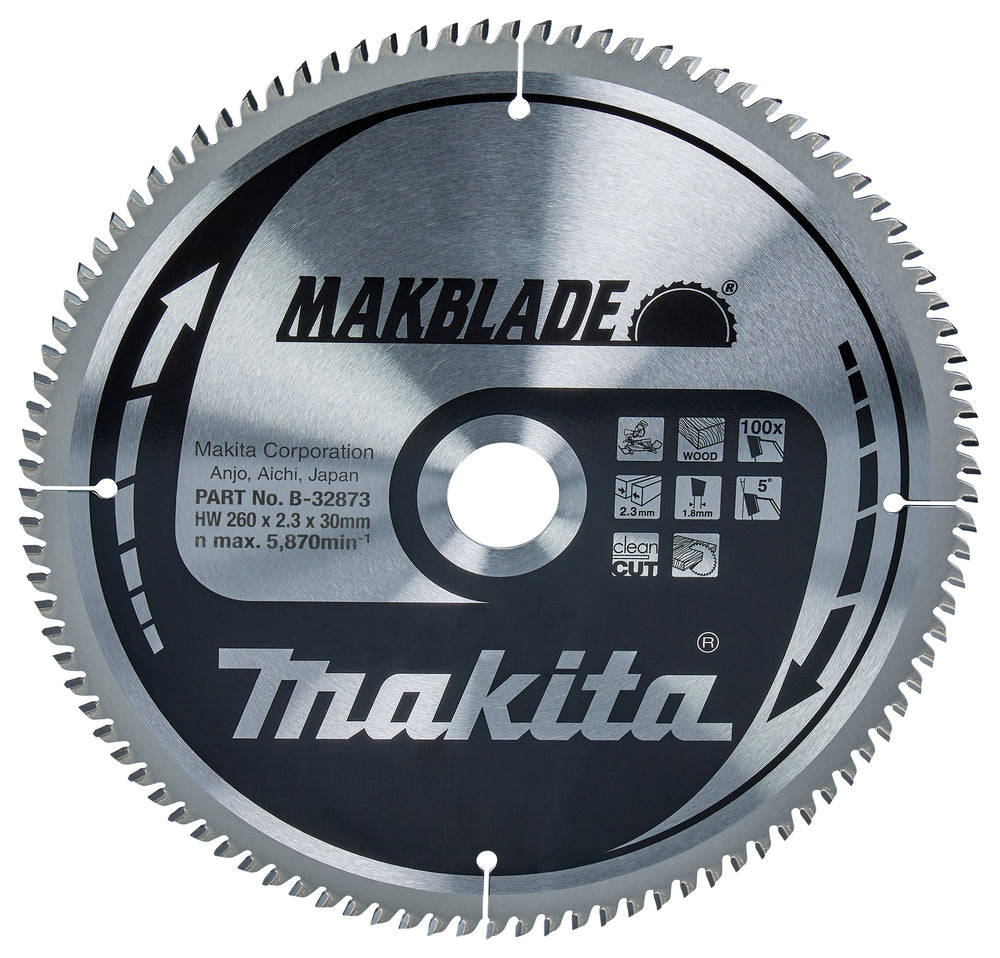 Makita Sirkelsagblad 260X30X100T