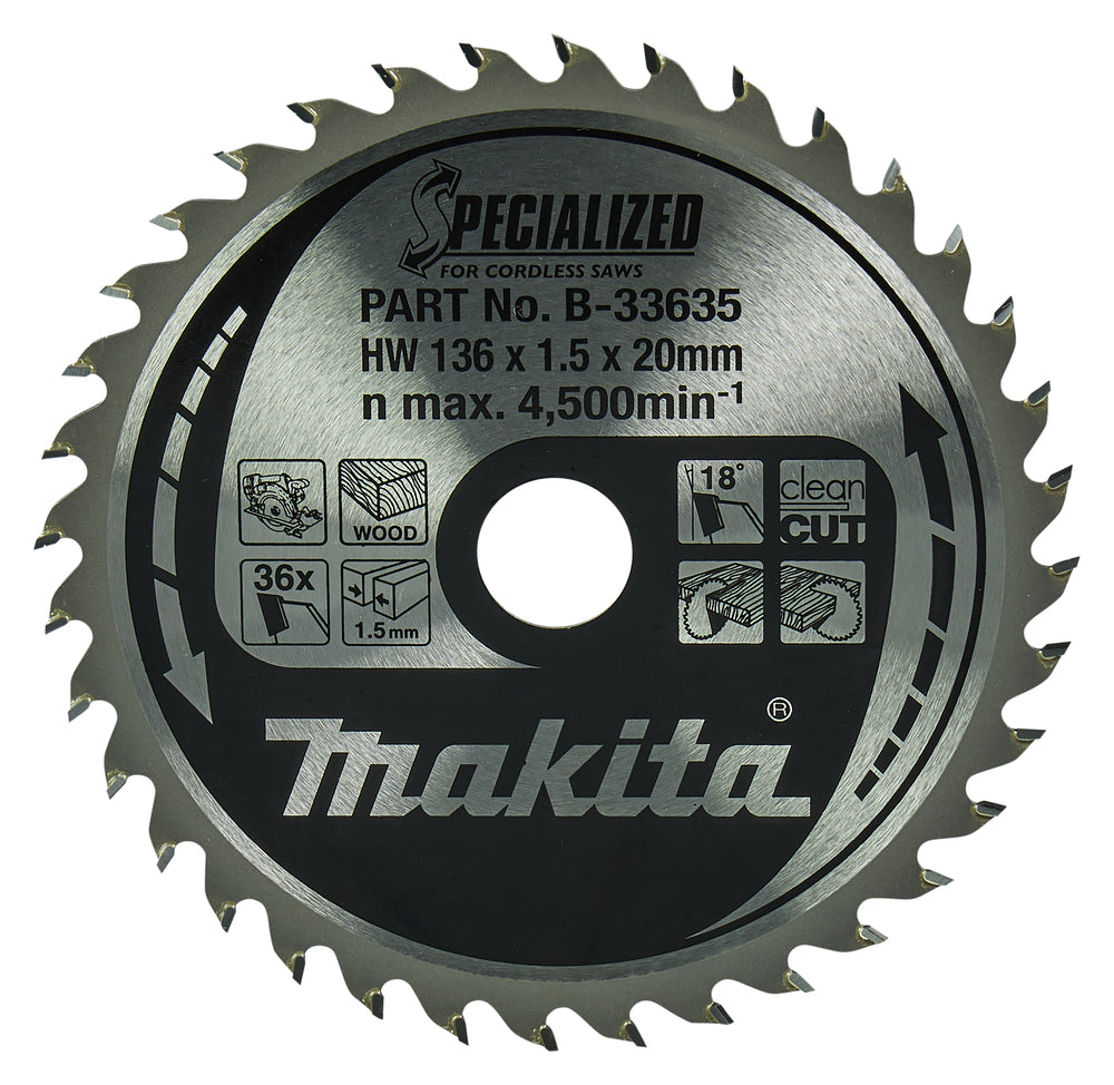 Makita Sirkelsagblad 136X20X36T
