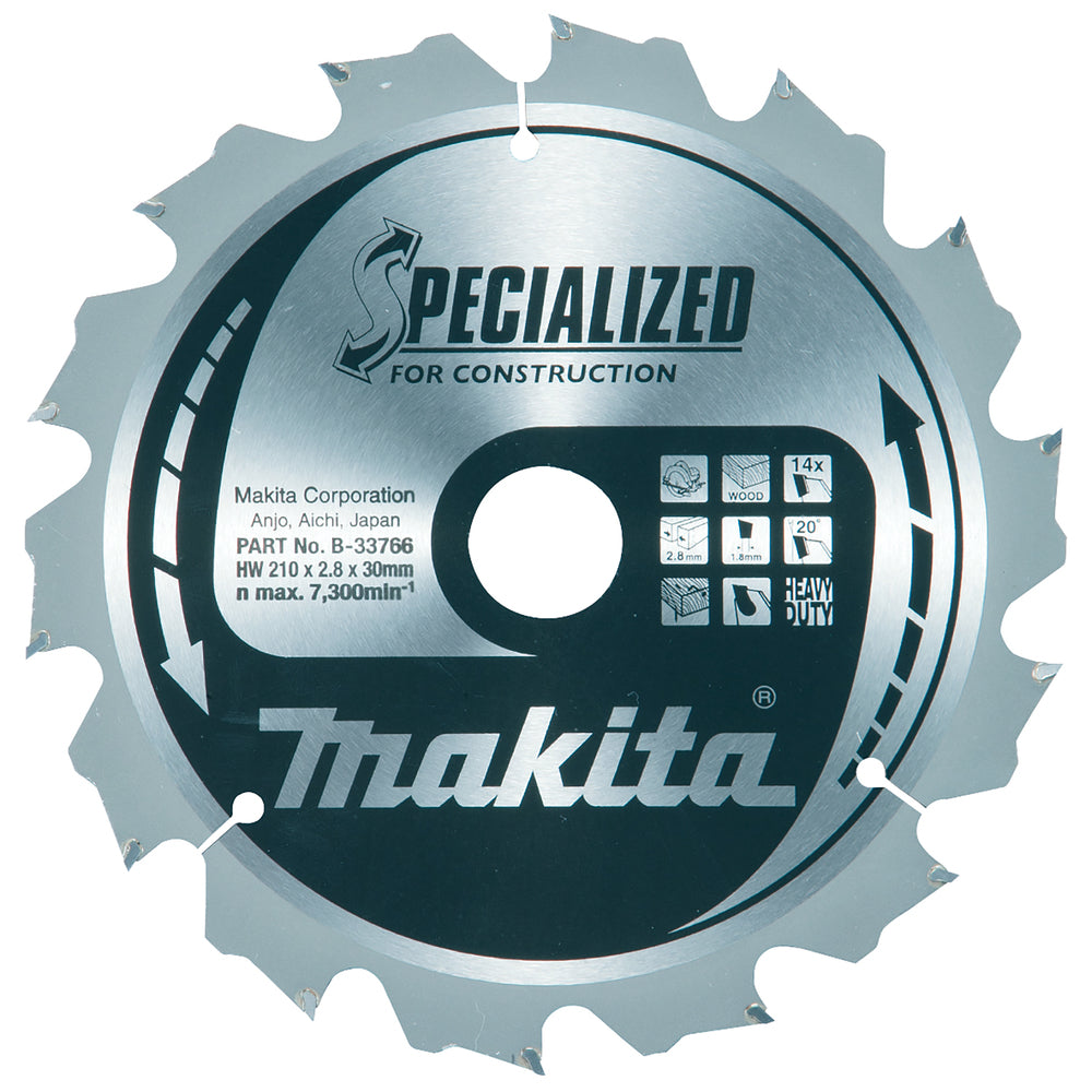 Makita Sirkelsagblad 210X30X14T