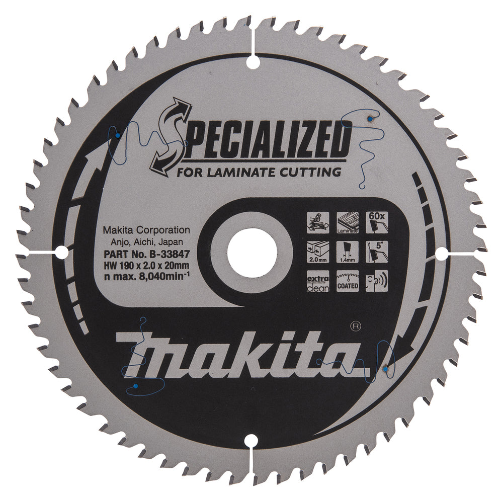 Makita Sirkelsagblad 190X20X60T