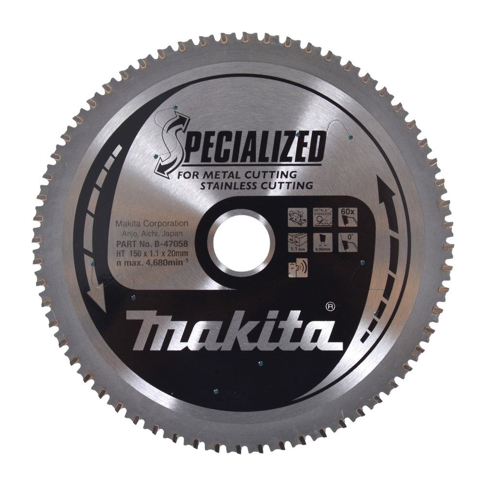 Makita Sirkelsagblad Metall 150X20Mm 60T