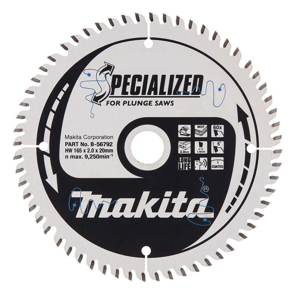 Makita Sirkelsagblad 165X20X60T