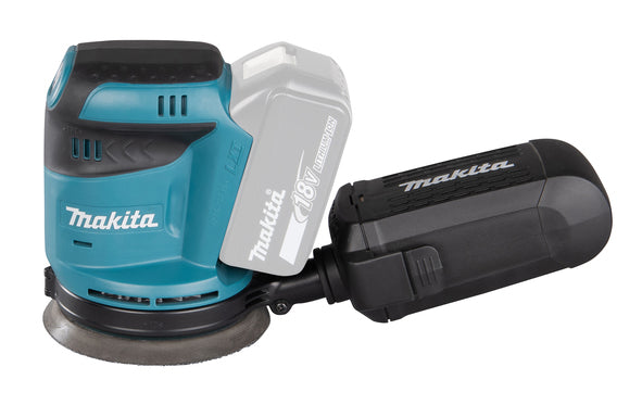 Makita Eksentersliper LXT 18V DBO180 Uten Batteri Og Lader