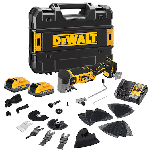 Dewalt Multikutter 18V DCS359S2-QW 2x3.5 Ah Batterier I Koffert