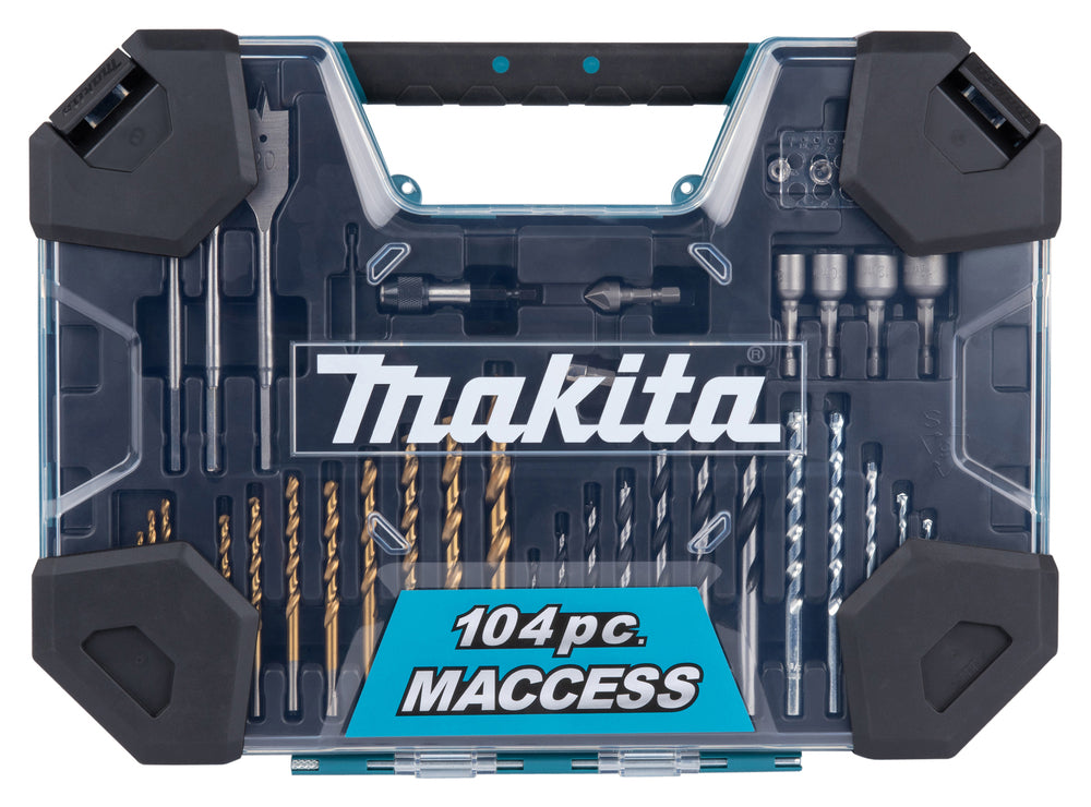 Makita Bor- Og Bitssett 104 Deler