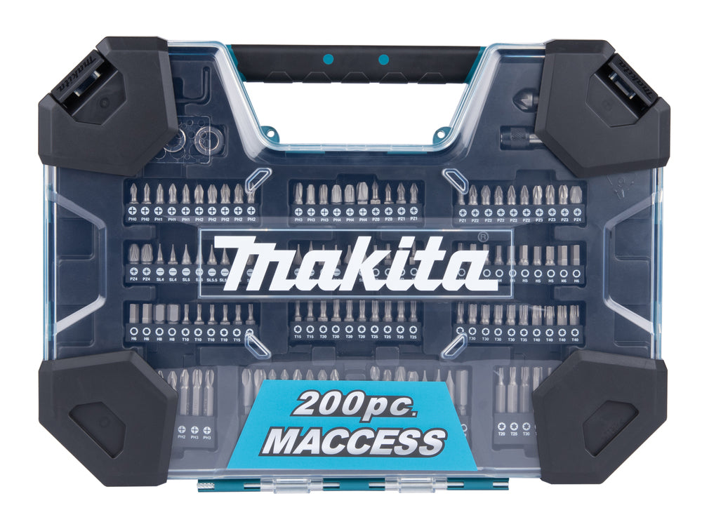 Makita Bor- Og Bitssett 200 Deler