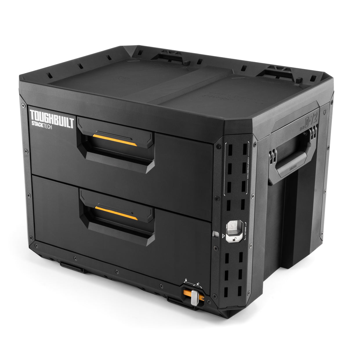 ToughBuilt Systemkasse Tool Box StackTech Lås XL 2 Skuff