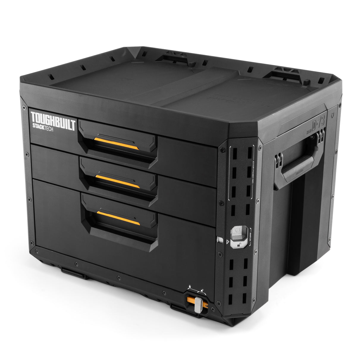 ToughBuilt Systemkasse Tool Box StackTech Lås XL 3 Skuff