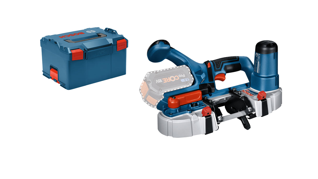 Bosch Båndsag Gcb 18V-63 Uten Batteri Og Lader L-Boxx