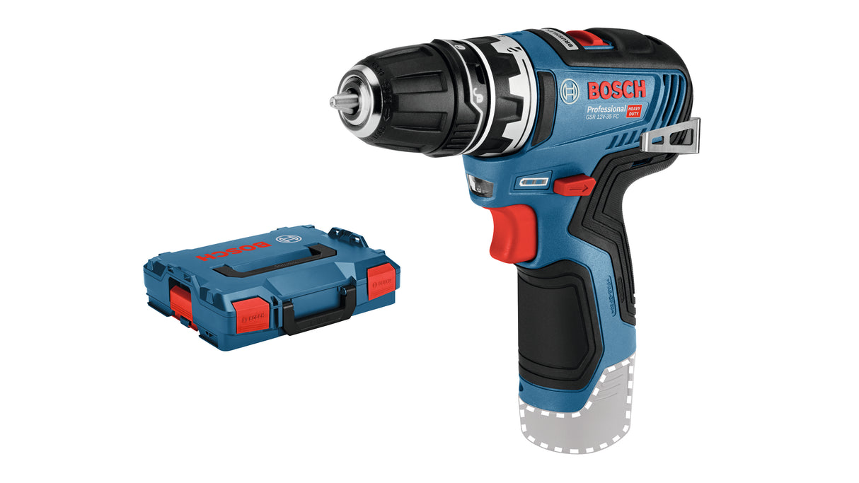 Bosch Drill Gsr 12V-35 Fc Uten Batteri Og Lader Med Gfa L-Boxx
