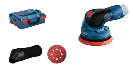 Bosch Eksentersliper Gex 12V-125 Uten Batteri Og Lader L-Boxx