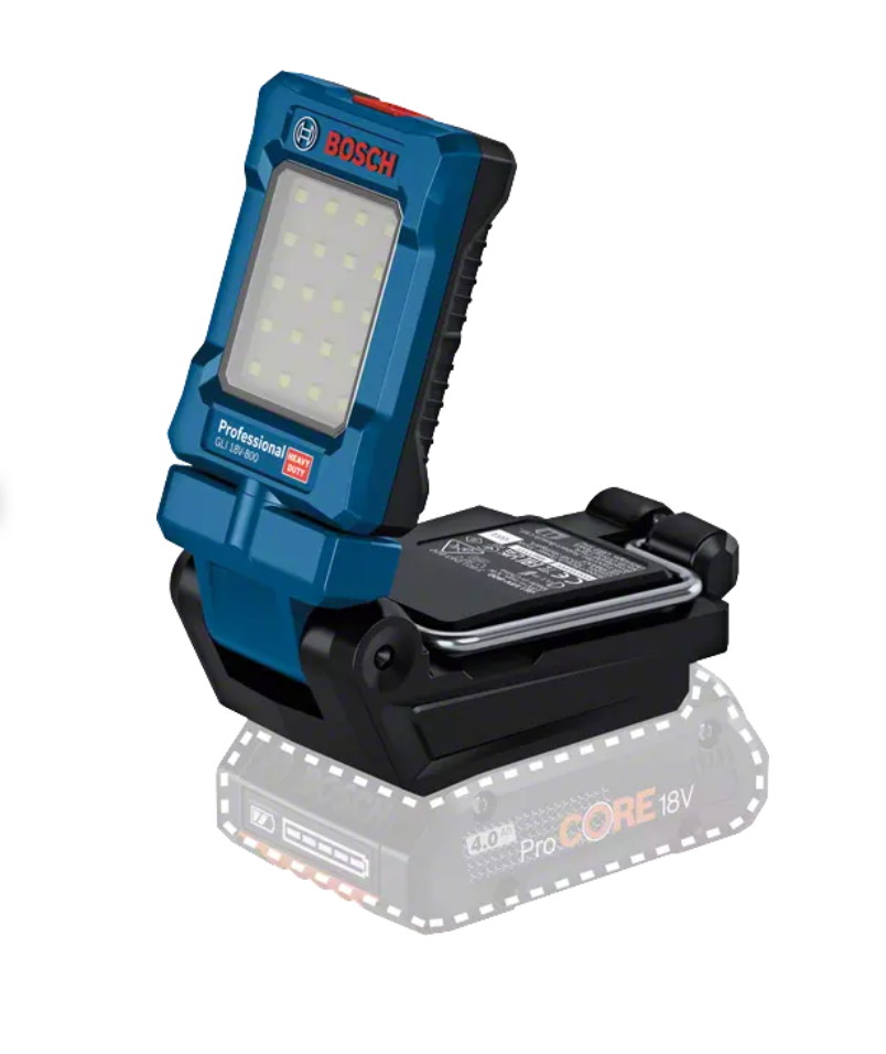 Bosch Lykt Gli 18V-800 Uten Batteri Og Lader