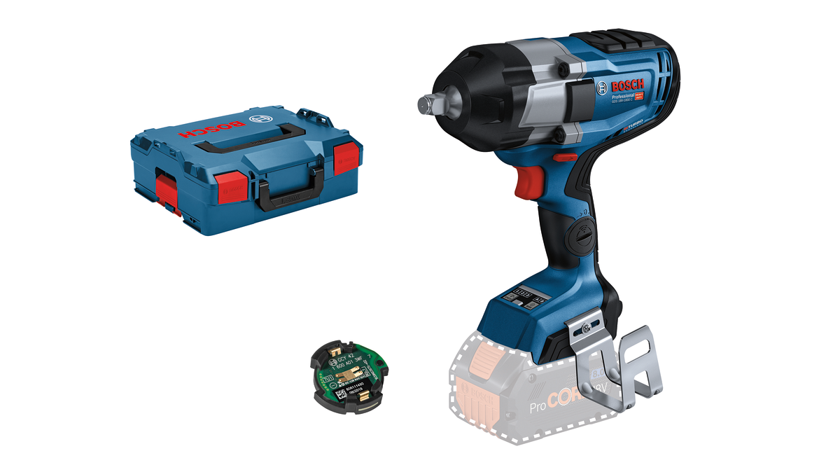 Bosch Muttertrekker Gds 18V-1000 C Gcy 42 Uten Batteri Og Lader L-B