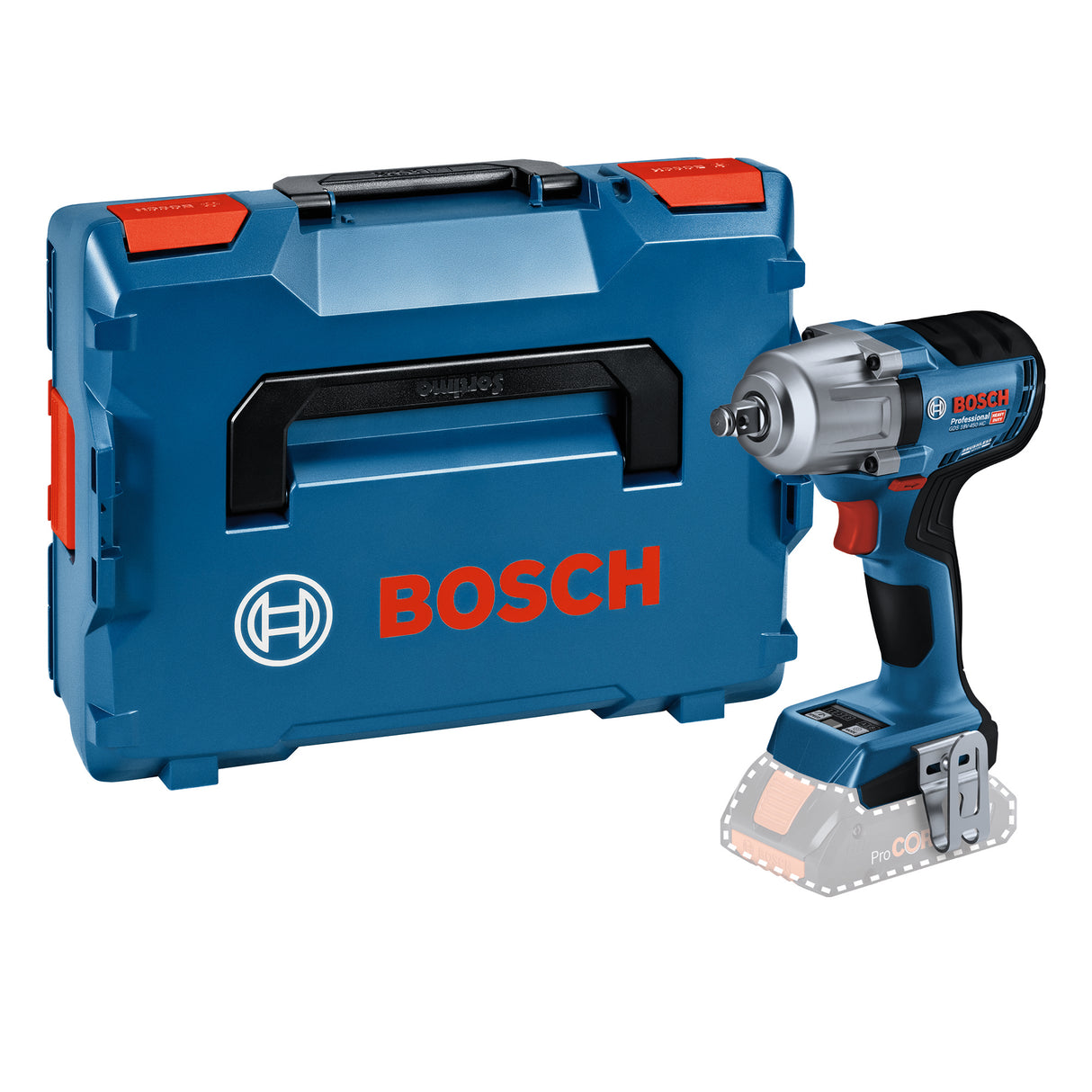 Bosch Muttertrekker Gds 18V-450 Hc Uten Batteri Og Lader L-Boxx