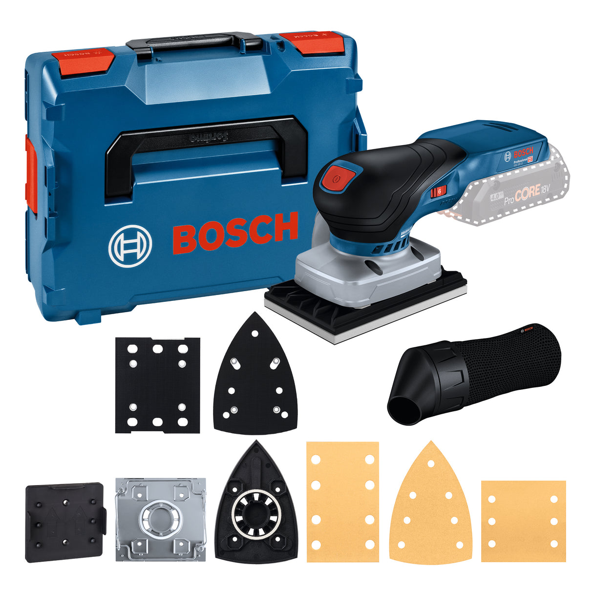 Bosch Plansliper Gss 18V-13 Uten Batteri Og Lader L-Boxx