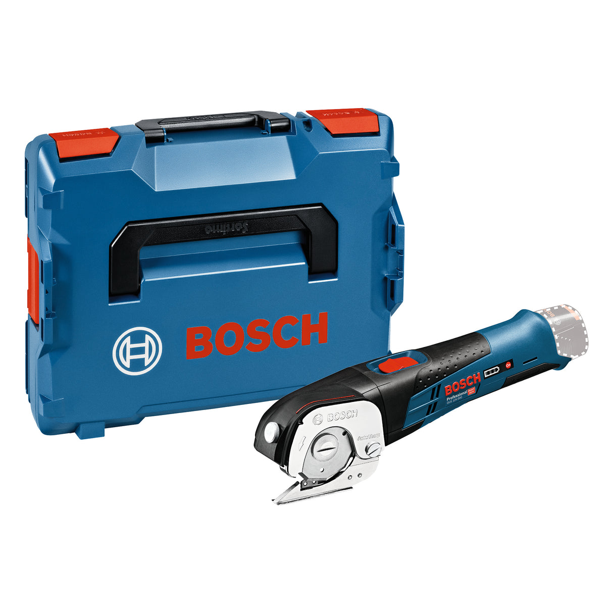 Bosch Universalskjærer Gus 12V-300 Uten Batteri Og Lader L-Boxx