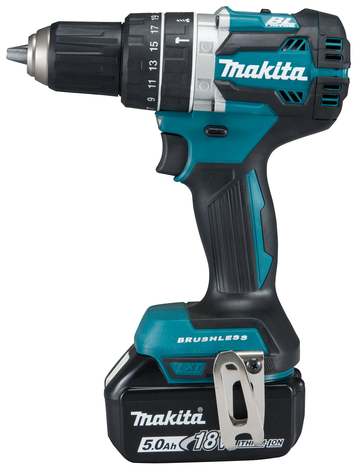Makita Borskrutrekker Med Slag Bl 18V 5Ah 2Med Batteri Og Lader