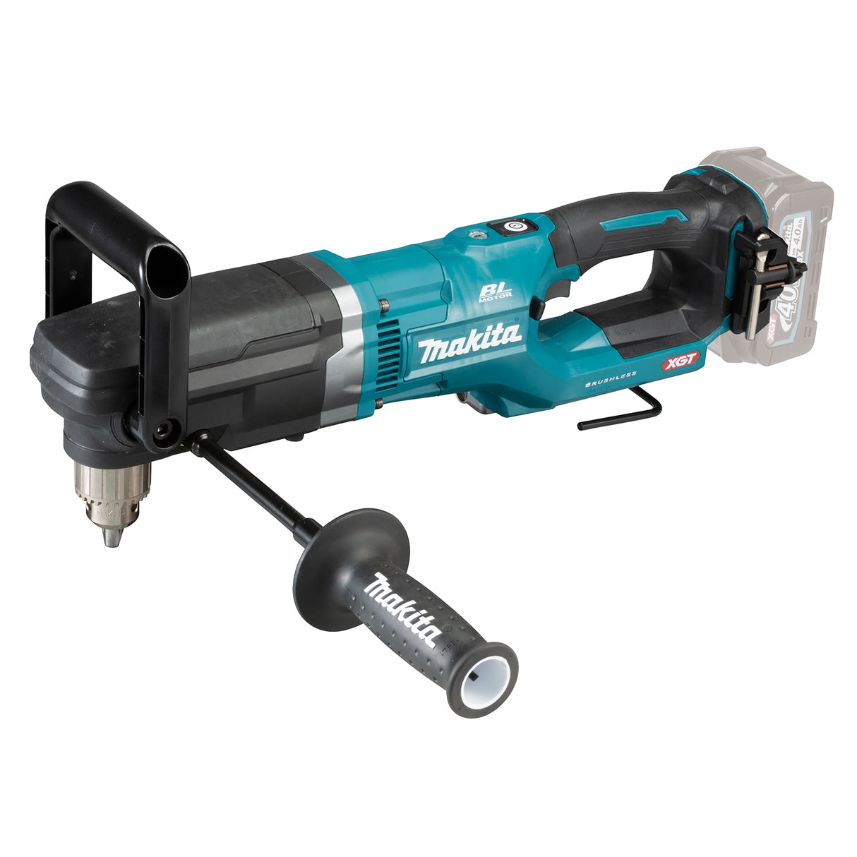 Makita Vinkelbormaskin 40V Uten Batteri Og Lader