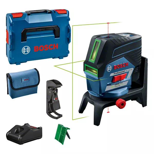 Bosch Kombilaser Grønn Gcl 2-50 12V Rm2 L-Boxx