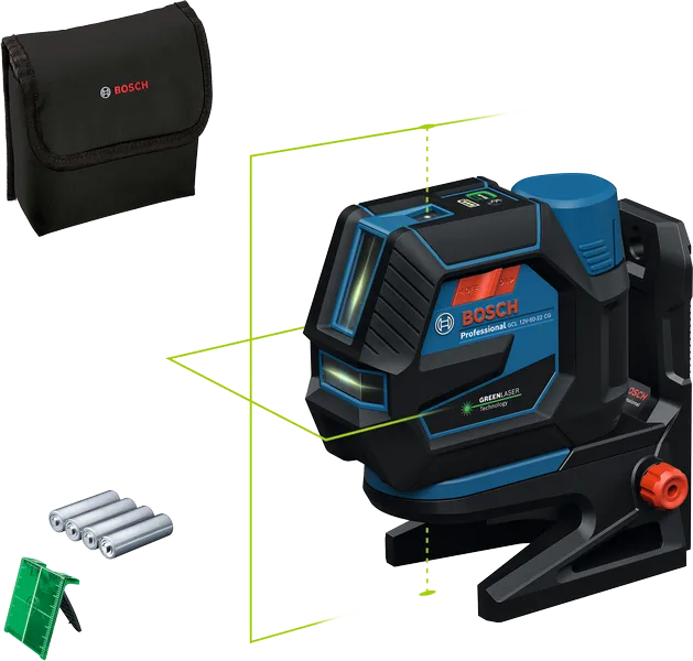 Bosch Linjelaser GCL 12v-50-22 CG/AA Grønn