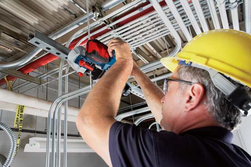 Bosch Båndsag Gcb 18V-63 Uten Batteri Og Lader L-Boxx