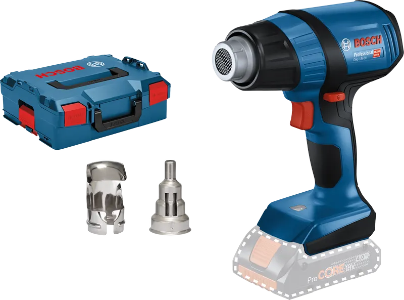 Bosch Varmluftspistol Ghg 18V-50 Uten Batteri Og Lader L-Boxx