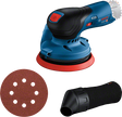 Bosch Eksentersliper GEX 12V-125 Uten Batteri Og Lader I Pappeske