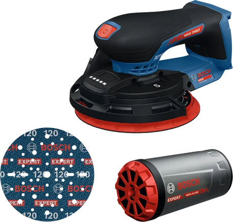Bosch Eksentersliper EXEX 18V-150-5 EXPERT Uten Batteri Og Lader I Pappeske