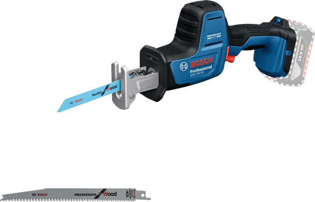 Bosch Bajonettsag GSA 12V-24 Uten Batteri Og Lader I Pappeske