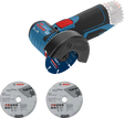 Bosch Vinkelsliper GWS 12V-76 Solo I Pappeske