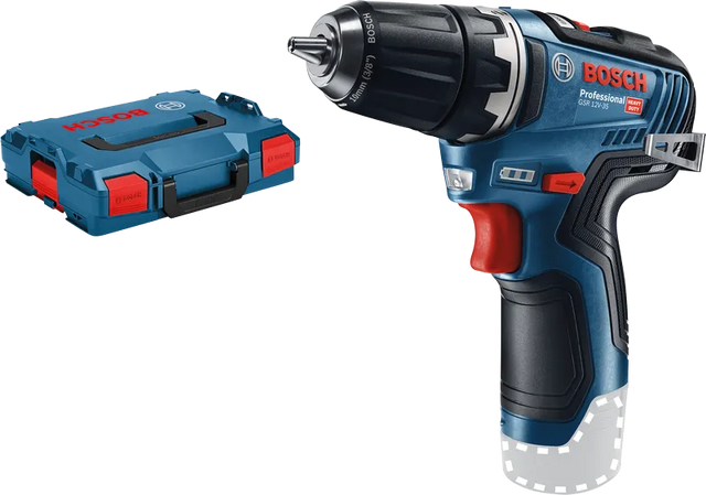 Bosch Drill Gsr 12V-35 Fc Uten Batteri Og Lader Med Gfa L-Boxx