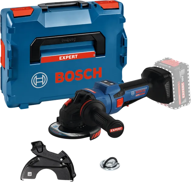 Bosch Vinkelsliper EXWS 18V-15PS 125 mm Uten Batteri Og Lader L-Boxx