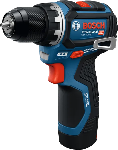 Bosch Drill GSR 12V-32 Uten Batteri Og Lader L-Boxx