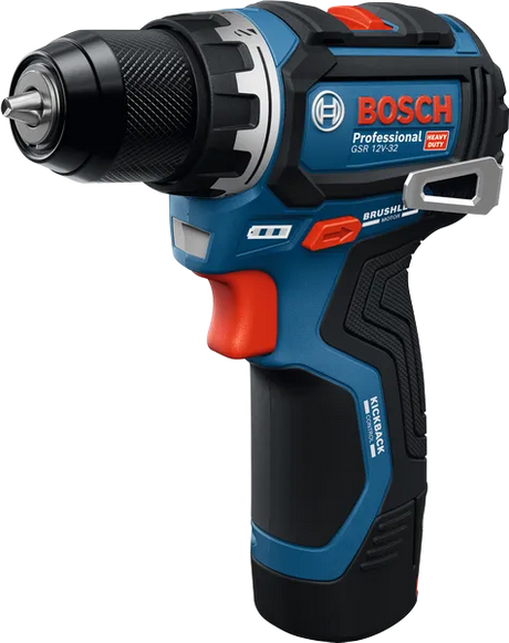 Bosch Drill GSR 12V-32 Uten Batteri Og Lader L-Boxx