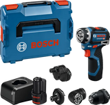 Bosch Drill GSR 12V-32 FC 4xGFA 2x2.0 Ah Batterier Og Lader I L-Boxx