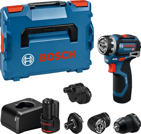 Bosch Drill GSR 12V-32 FC 4xGFA 2x2.0 Ah Batterier Og Lader I L-Boxx