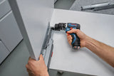 Bosch Drill GSR 12V-32 FC 4xGFA 2x2.0 Ah Batterier Og Lader I L-Boxx