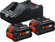 Bosch Batterisett 2Xpc18V-Plus 8Ah Gal 18V-160