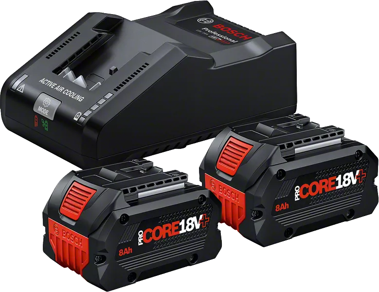Bosch Batterisett 2Xpc18V-Plus 8Ah Gal 18V-160