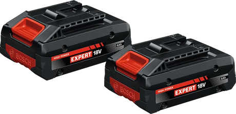 Bosch Batterisett 18V 2x4.0 Ah EXPERT